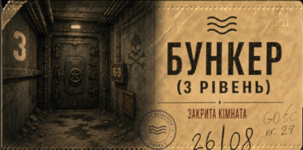 Карта для бункера (3 рівень)